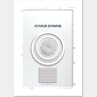 Icarus Dawns Cover (Concept1 Black Letters) Posters and Art